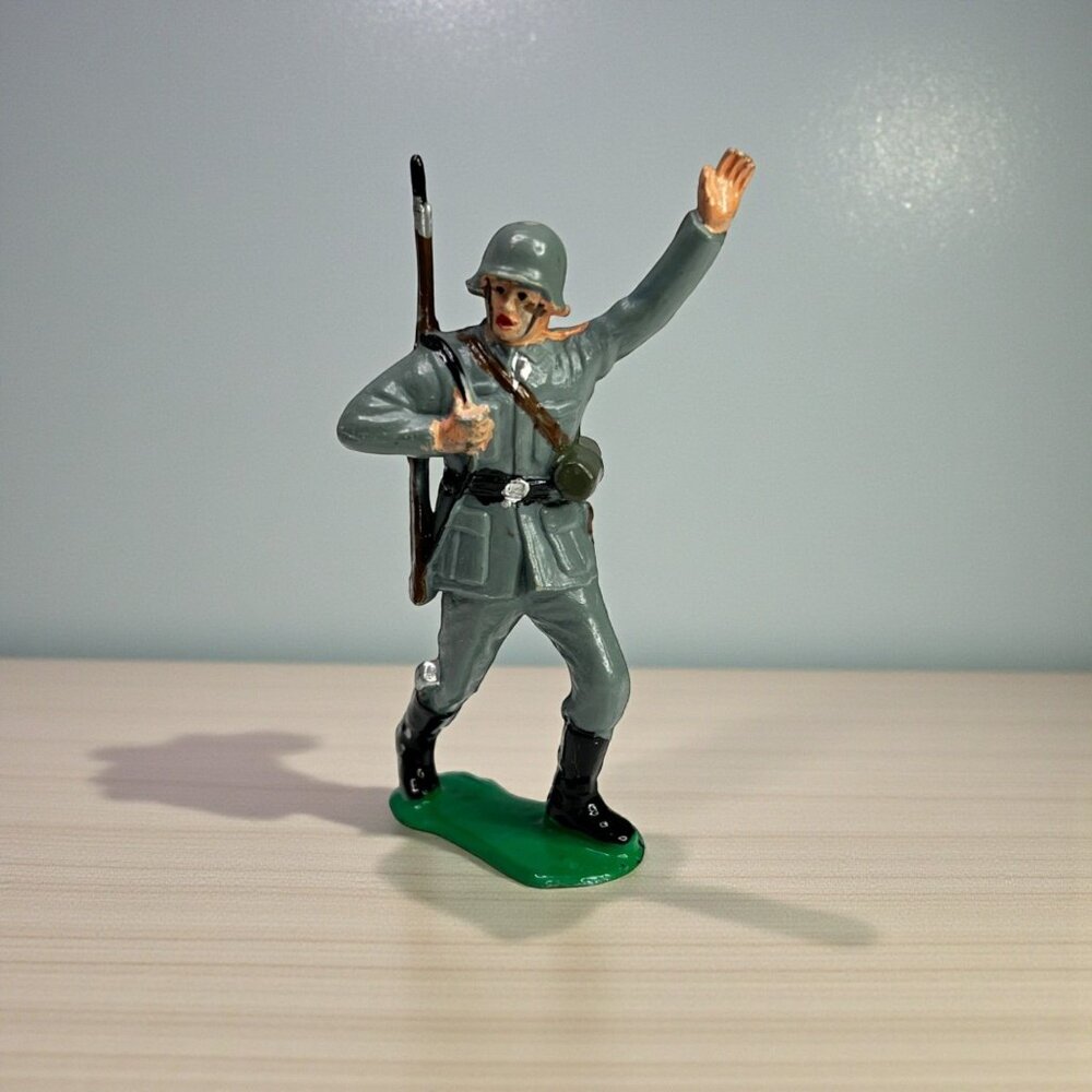Marx Toys Fritz Kuhn WWII Warriors Of The World German Soldier 1960s